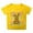 Yellow, variant on MIXUE Toddler Girls Tops & T-Shirts Kids Summer Easter Bunny Round Neck Petal Sleeve Casual Solid Color Pullover T Shirts Daily-Wear,Black,3-4 Years