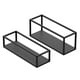 thumbnail image 5 of 2 piezas de soporte de metal para cupcakes, bandeja para servir, vitrina rectangular, juego de exhibición de mesa de postres para galletas, pasteles, 5 of 8