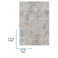thumbnail image 5 of Livabliss Area Rugs for Living Room, 3x4 Avant Garde Modern Charcoal Rug, Bedroom Dining Room Home Decor Stain Resistant Carpet (2'7" x 3'11"), 5 of 5