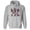 Grey, variant on Christmas Dancing Skeletons Hoodie Sweatshirt Unisex Large Pink