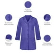 thumbnail image 3 of Panda Uniform Medical Lab Wear for Women, Doctor Coat, 4XL, Royal, 3 of 8