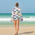 160x80cm Ultra Fine Fiber Lightweight Beach Towel Thin Beach Towel