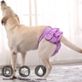 thumbnail image 4 of Dog Panties Diapers Female Dogs Physiological Pant Highly Absorbent Dog Period Underwear Reusable Washable Dog Menstrual Pants Apparel Accessories, 4 of 5