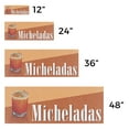 thumbnail image 3 of Micheladas Vinyl Decal 2 Pack of 12 Inch x 5 Inch Weatherproof Heavy-Duty Adhesive Backing | Refreshing Drinks, Mexican Cuisine, Local Promotions | Made in USA, 3 of 6
