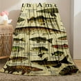 thumbnail image 3 of ST SoleMe.Tc Fish Blanket – Unique Fish Theme Design, Fishing Blankets For Men, Boys and Fishermen – Cool Gifts For Fishing Enthusiasts(40" x 30"), 3 of 7