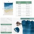thumbnail image 6 of Blue Summer Beach Tie Up Curtains for Windows, Adjustable Balloon Window Shades, Nautical Coastal Beige Seaside Kitchen Window Treatments Farmhouse Short Curtains with Rod Pocket 42"x45", 6 of 8