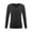 Type B Black, variant on CHICTRY Kids Girls Long Sleeve Thermal Underwear T-Shirt Warm Long Base Layer Tops Type A Black 10-12