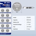 thumbnail image 2 of 20 Pack CR2450 Battery CR 2450 3V Lithium Battery, 5-Year Shelf Life,High Capacity, Long Lasting Power, Mercury-Free, 2 of 4