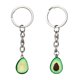 thumbnail image 1 of llaveros de aguacate con colgante de arcilla, regalo para parejas, ovalados, sin núcleo, estilo aleatorio., 1 of 5