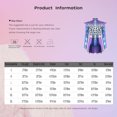 thumbnail image 7 of TiaoBug Women Shiny Metallic Alien Bodysuit Long Sleeve Front Zipper Dance Leotard Holographic Futuristic Robot Outfit Blue 3XL, 7 of 7