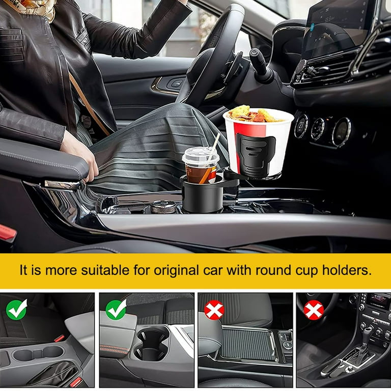 Car Water Cup Holder 2 In 1 Multi-function Car Water Cup Holder
