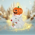 Bgageg Halloween Tabletop Ornaments Hold Pumpkin Figurines Cute Statue