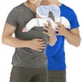 thumbnail image 5 of [2-PACK] SCHUHLAND Kangaroo Dad Shirt - Multi-functional Baby Carrier T-Shirt, Hands-Free Bonding Pouch Top for New Dads, Breathable Casual Men's Tee, 5 of 7