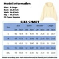 thumbnail image 3 of Women’s Fashion Casual Hoodie, Solid Color Short Sweatshirt Pullover with Long Sleeves, Loose Fit Cotton Top for School, Travel, and Relaxed Outfits White, 3 of 5
