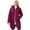 Deep Claret, variant on Plus Size Long Packable Puffer Jacket