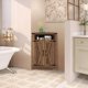 thumbnail image 2 of Estilo rural small de esquina bathroom gabinete con barn door y adjustable estante | almacenamiento gabinete para bathroom, kitchen, o sala de estar, 2 of 8