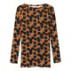 thumbnail image 4 of Blusa suelta informal de manga larga con cuello redondo para mujer, camisas con estampado de Halloween Fridja  czfsfas3089, 4 of 5