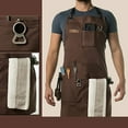 thumbnail image 3 of RYUJNDK Stenffy Professional Work Apron Heavy Duty Canvas, Adjustable Back Weight, Multiple Pockets for Men's and Women's, 3 of 19
