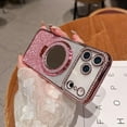 thumbnail image 6 of for iPhone 17 Pro Magnetic Kickstand Case, [Compatible with Magsafe] Shockproof Glitter Cute Bling Cover Makeup Mirror Ring Holder Camera Protector for Girls Woman for iPhone 17 Pro, Pink, 6 of 7