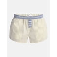thumbnail image 5 of No Boundaries Cotton Boxer Shorts, 3" Inseam, Women's and Women's Plus XXS-4X, 5 of 5