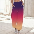 thumbnail image 1 of WILLBEST Pantalones Deportivos Casuales para Mujer con Estampado Degradado, Bolsillos, Cintura Alta, Holgados, para Uso Diario y Comodidad. Extra Grande, 1 of 4