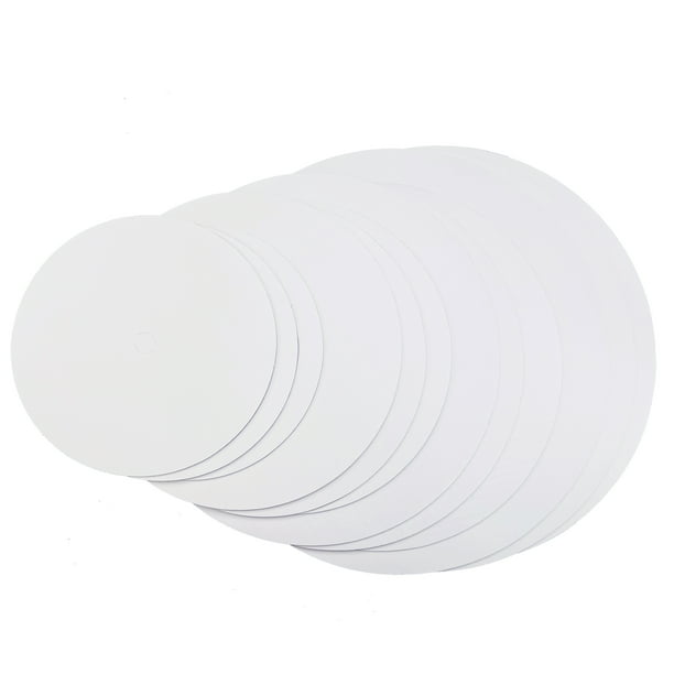 Way to Celebrate! Variety Size White Round Cake Boards, Paper Corrugate