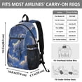 thumbnail image 3 of JIALIOU 14" Laptop Backpack Waterproof Airline Approved Stylish Casual Daypack for Travel Business College Work, Cute Sheep in Sky, 3 of 8
