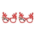 thumbnail image 1 of Baohd Décorations de Noël Festives Ornements de Fête pour des Vacances Magiques Noël Multicolore Bois Rouges 2Set, 1 of 6