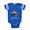 Royal Blue, variant on CafePress - Boston Terrier LOL - Cute Infant Baby Football Bodysuit