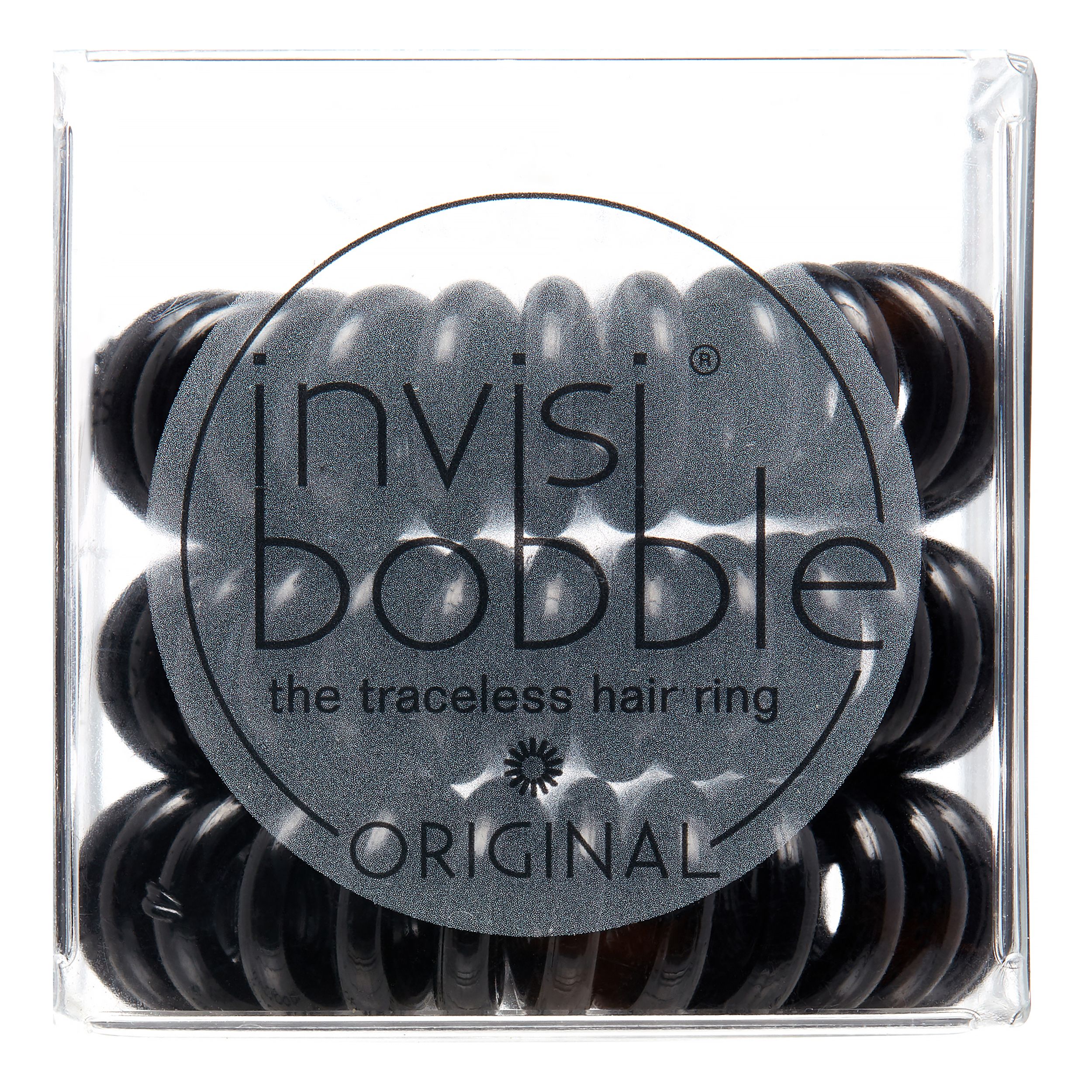Invisibobble The Traceless Hair Ring - 'Original' - Black- 3pk