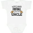 thumbnail image 3 of Inktastic Watching Football with My Uncle Boys or Girls Baby Bodysuit, 3 of 5