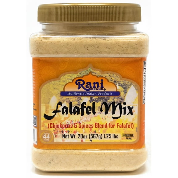 Rani Falafel Mix (Chickpeas & Spices Blend for Falafel) 20oz (1.25lbs) 567g PET Jar ~ Gluten Friendly | NON-GMO | Kosher