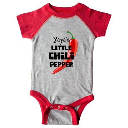 

Inktastic Yaya s Little Chili Pepper Gift Baby Boy or Baby Girl Bodysuit