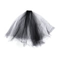 thumbnail image 1 of Vintage Bridal Veil Fluffy Multi-layer Mesh Halloween Cosplay Veil Black, 1 of 5