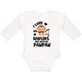 thumbnail image 3 of Inktastic Monkey I Love Hanging out with My Pawpaw Boys or Girls Long Sleeve Baby Bodysuit, 3 of 5