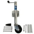 thumbnail image 1 of Jeremywell 1500Lbs Trailer Jack With Double Wheel, Adjustable 12"" Lift Travel, Boat On For Boat Rv Utility, Swivel Tongue Towing Dual Wheel, 1 of 5