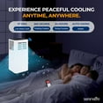 thumbnail image 5 of Portable Air Conditioner - Compact Home A/C Cooling Unit with Built-in Dehumidifier & Fan Modes, Includes Window Mount Kit (8,000 BTU), 5 of 7
