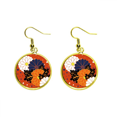 thumbnail image 1 of Decoracion plantas de flor de crisantemo color Ear Dangle Golden Drop Earring Jewelry Mujer Unbranded M, 1 of 3