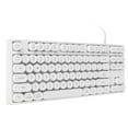 thumbnail image 1 of Clavier de Jeu Mécanique, Clavier Lumineux Style Machine à Écrire Punk Filaire USB, Clavier Rond à 87 Touches avec Rétroéclairage Coloré, pour, 1 of 8