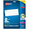 thumbnail image 2 of Avery Consumer Products AVE5267 Laser Labels- Mailing- .50in.x1-.75in.- White, 2 of 6