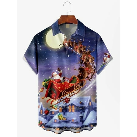 

MLFU Mens Kids Short Sleeve Button Down Shirts Vintage Chest Pocket Tees with Pocket Blouses for Boys 5-14 Years