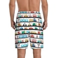 thumbnail image 4 of Lsque Funny Transport Mens Sleep Pajama Shorts,Short Pajama Pants, Cotton Ultra-Soft Knit-Medium, 4 of 9