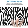 thumbnail image 3 of Zebra Texture -Mouse Pad, Big Desk Mat, Extended Gaming Mouse Pad, Mouse Mat with Non-Slip Rubber Base ＆ Stitched, 31.5 X 11.8 in Large Desk Pad for Keyboard, Mouse, Home and Office, 3 of 5