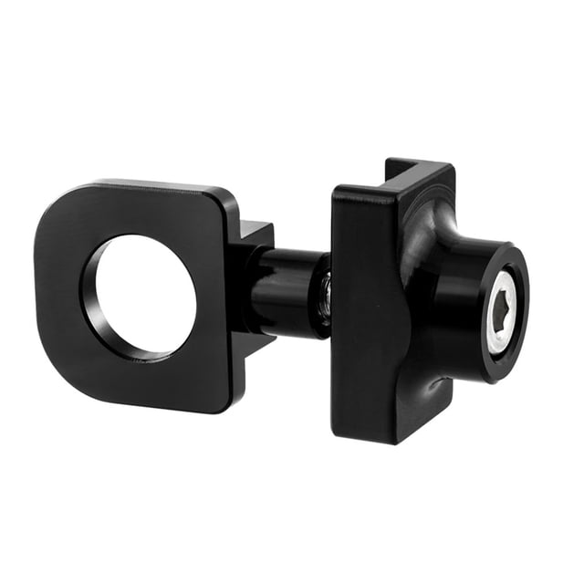Toystoory Ajustador de cadena de aleación de aluminio para bicicleta: hermoso tensor ligero y fácil de instalar Ciclismo negro