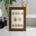 thumbnail image 5 of Antique Roman Coins V -Framed Print w/glass-Chestnut, 5 of 8