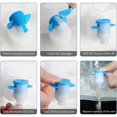 thumbnail image 3 of Bolsa de agua plegable para tanque de agua, contenedor de agua de PE, bolsa de almacenamiento de agua plegable, botes de gran capacidad de 10L, 2 uds., 3 of 5