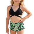 thumbnail image 3 of Huanglei Adorable Girls Swimwear Two Piece Bikini With Cover Up For Beach And Pool Summer Outfit ,, 3 of 6