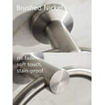 thumbnail image 3 of Anneau Porte-Serviette Nickel Brossé, Anneau Porte-Serviette de Bain en Acier Inoxydable Rond pour Salle de Bain, 3 of 7