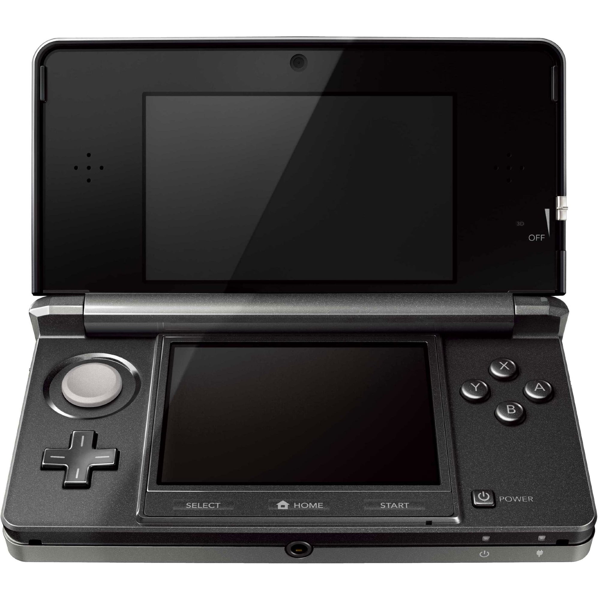 Restored Nintendo 3DS Cosmo Black Video Game Console with Stylus