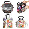 thumbnail image 2 of Pioneer Flower Drawstring Lunch Bag Women - Drawstring Lunch Bag Insulated for Work Office - Stain-Resistant Large Lunchbags for Women with Multi-Pockets, 2 of 6